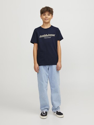 Tricou 'LAKEWOOD' de la Jack & Jones Junior pe albastru