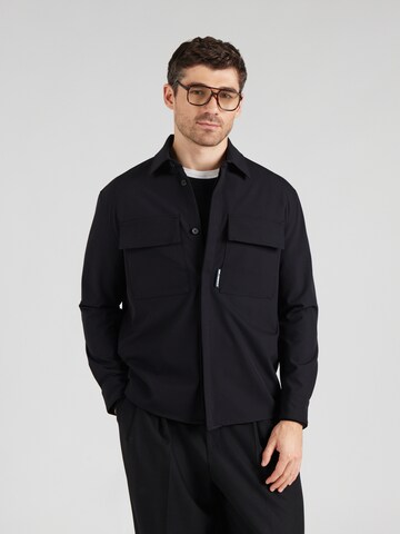 Regular fit Camicia di Karl Lagerfeld in nero: frontale