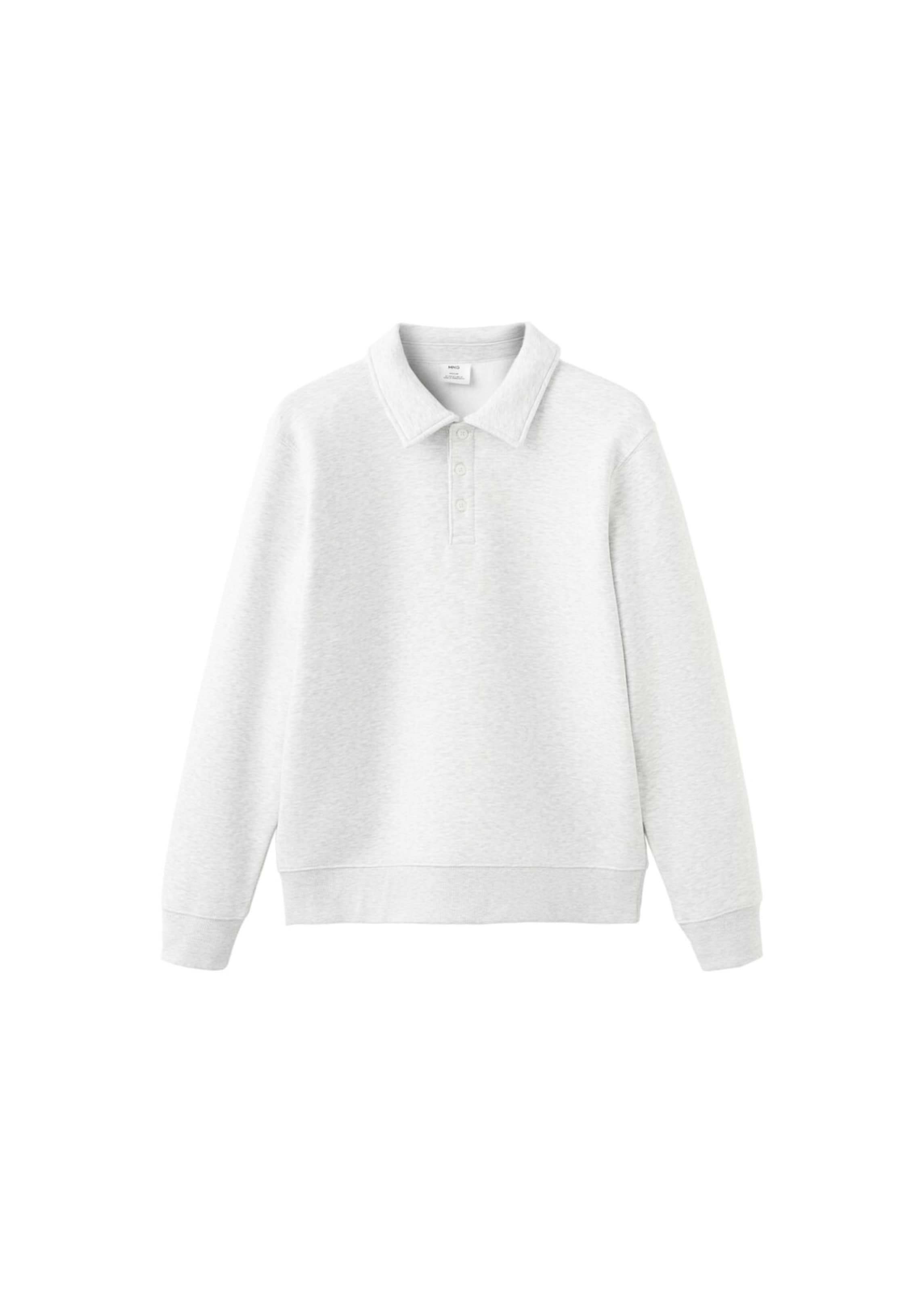 MANGO MAN Sweatshirt 'Bola' in Grey: front