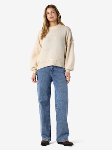 Noisy may - Pullover 'NMLUISA' em bege