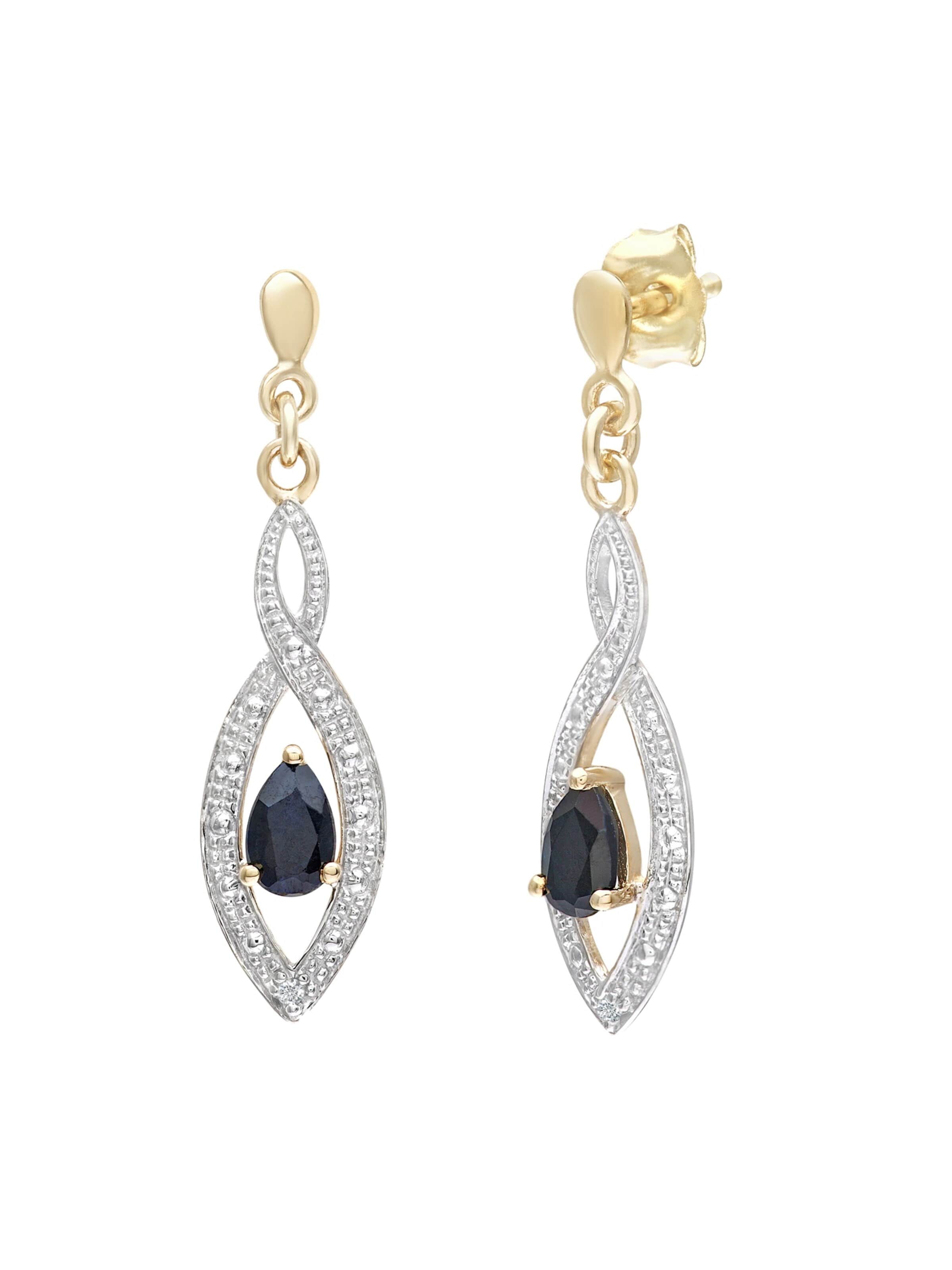 Boucles d'oreilles DIAMANT LETERNEL en or : devant