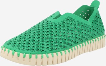 ILSE JACOBSEN Slip-Ons 'Tulip' in Green: front