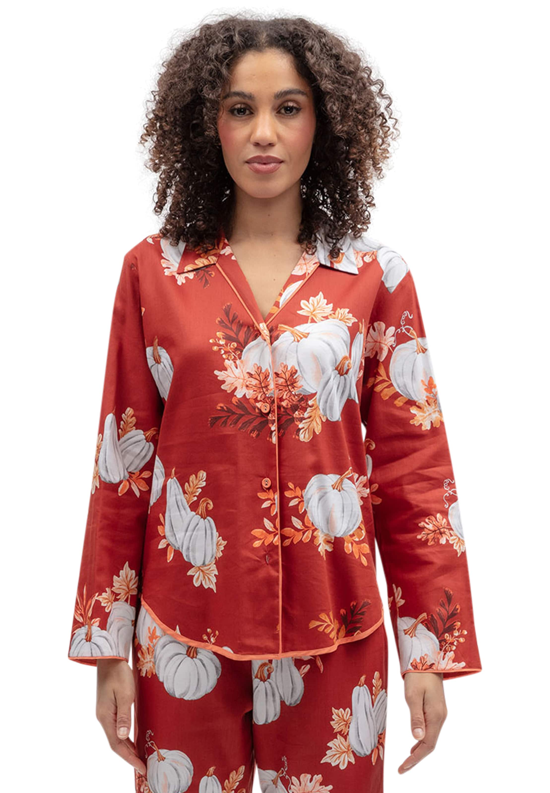 Chemise de nuit Cyberjammies en rouge : devant