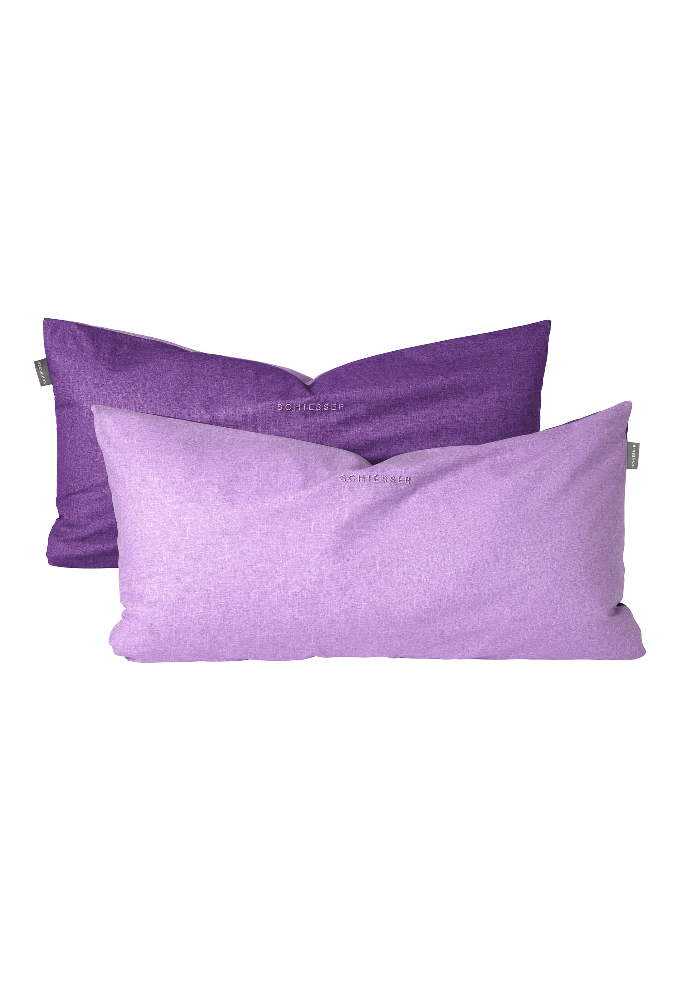 SCHIESSER Kussens 'Doubleface Renforcé' in Lila: voorkant