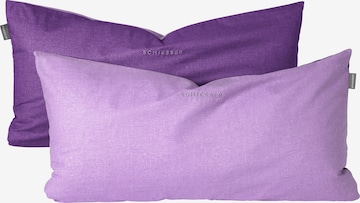 SCHIESSER Pillow 'Doubleface' in Purple: front
