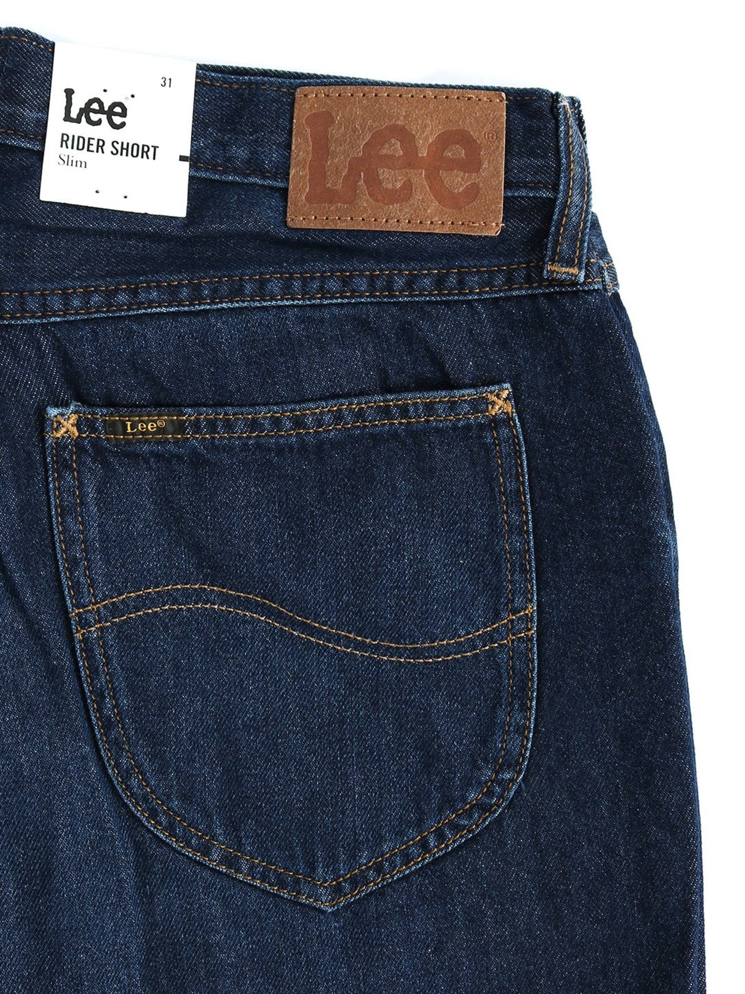 Lee Slim fit Jeans 'RIDER SHORTS' in Blue