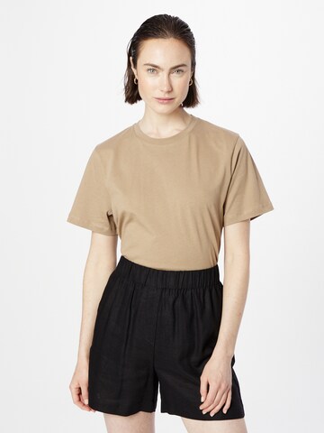 T-shirt 'Cadak' modström en beige : devant