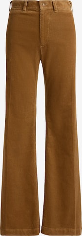 Polo Ralph Lauren Wide Leg Housut värissä ruskea: etupuoli