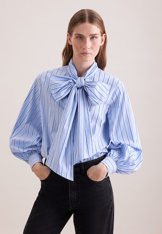 Chemisier SEIDENSTICKER en bleu : devant