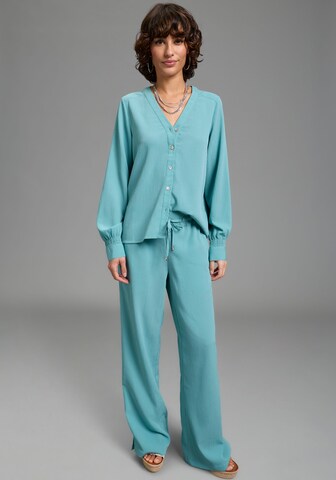 LAURA SCOTT Wide leg Pants in Blue
