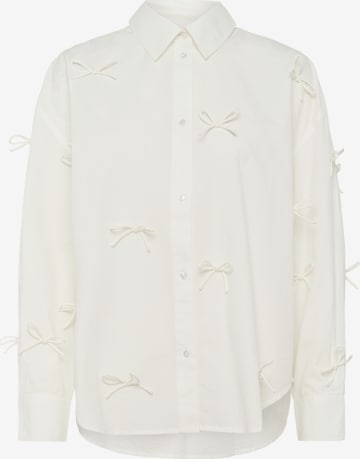 SOAKED IN LUXURY Blouse 'Joa ' in Wit: voorkant