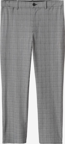 MANGO MAN Tapered Pants 'Bologna' in Grey: front