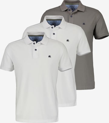 LERROS Shirt 'Basic' in Silber: Vorderseite