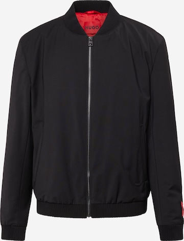 HUGO Red Between-Season Jacket 'Ukashi' in Black: front