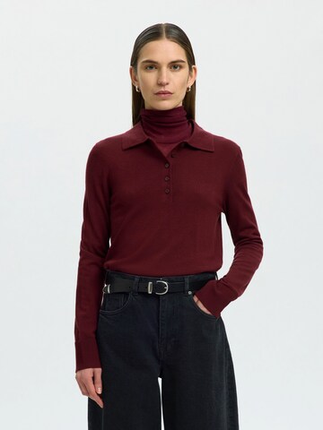 SELECTED Pullover 'SLFTHEAє in Rot: Vorderseite