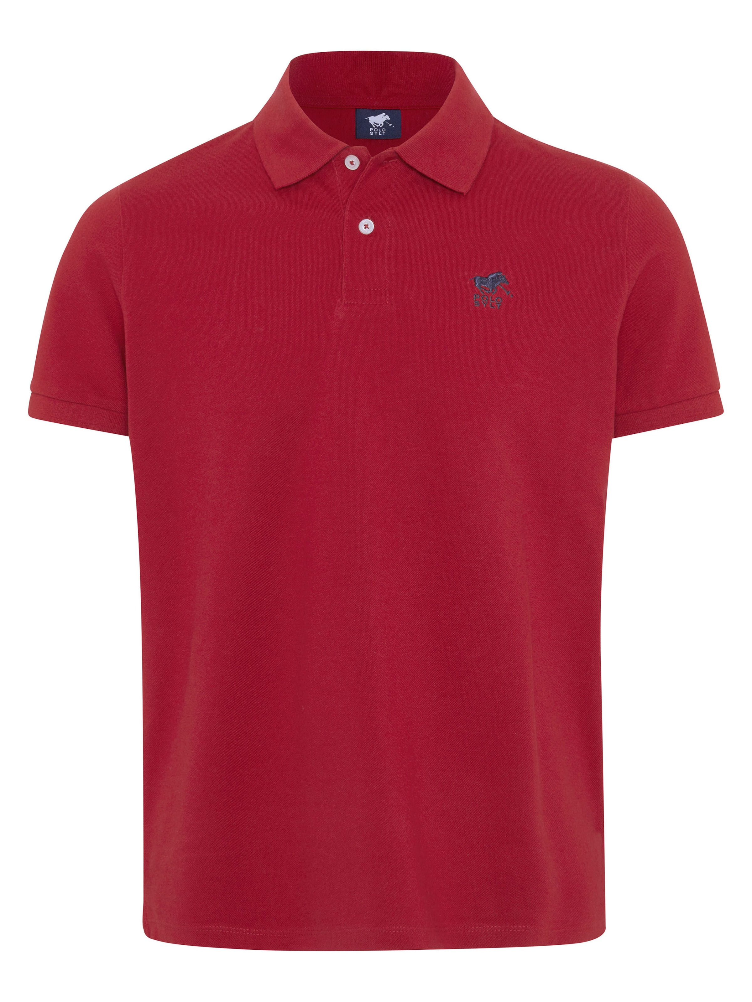 Polo Sylt Shirt in Red: front