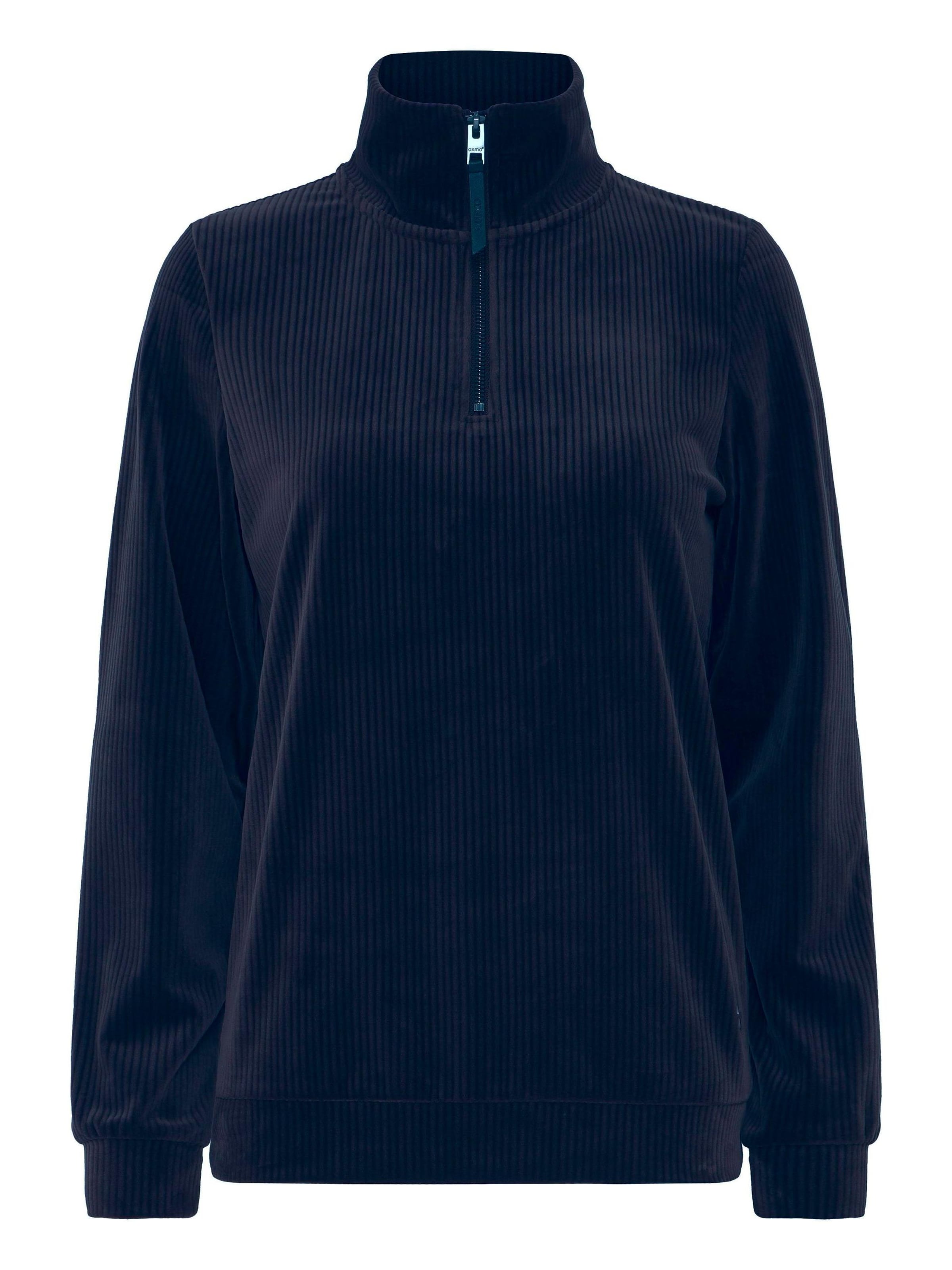 Oxmo - Jersey ' OXEBBA HALFZIP ' en azul: frente