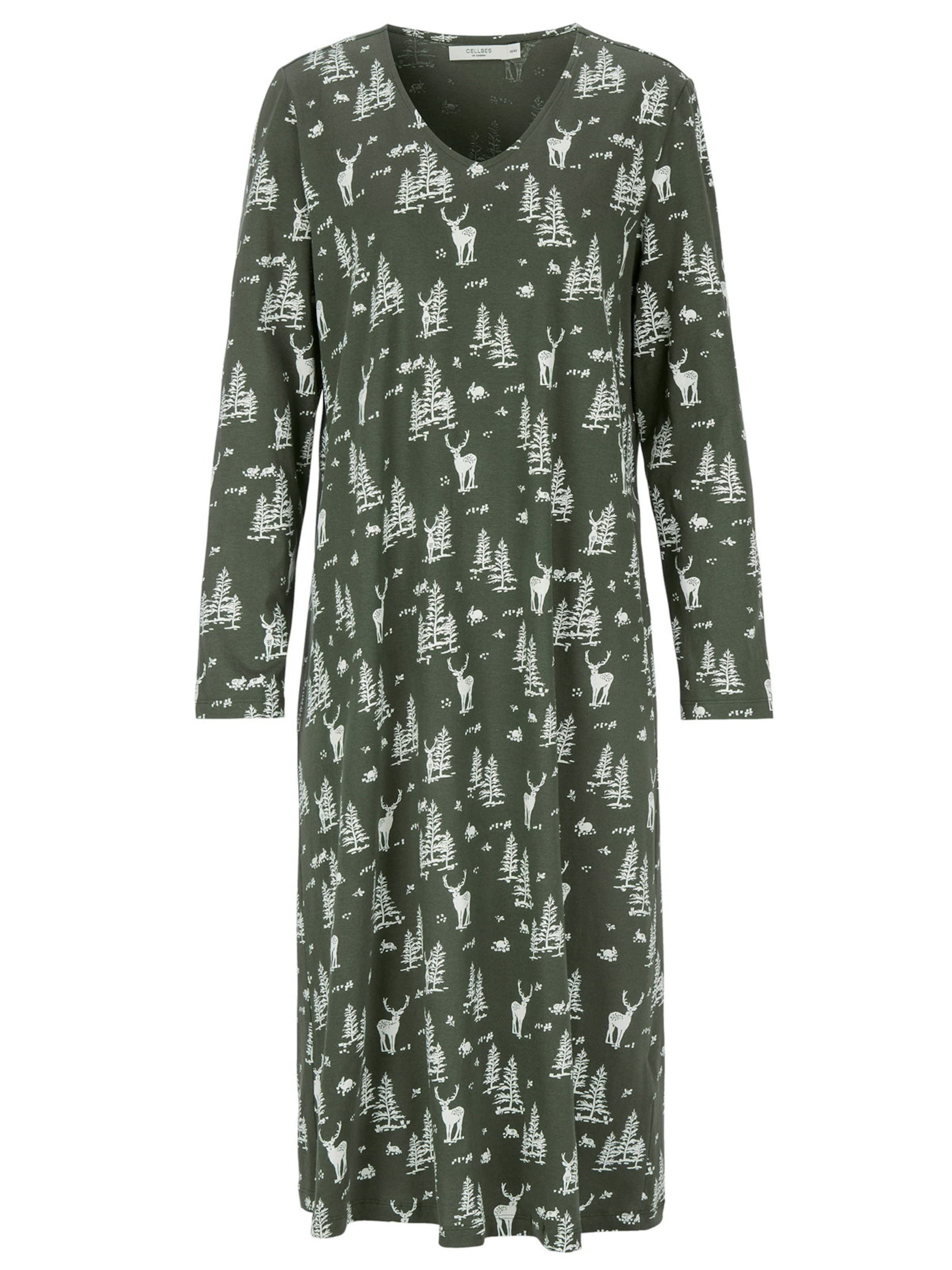 Cellbes of Sweden Nachthemd in Grün: Vorderseite