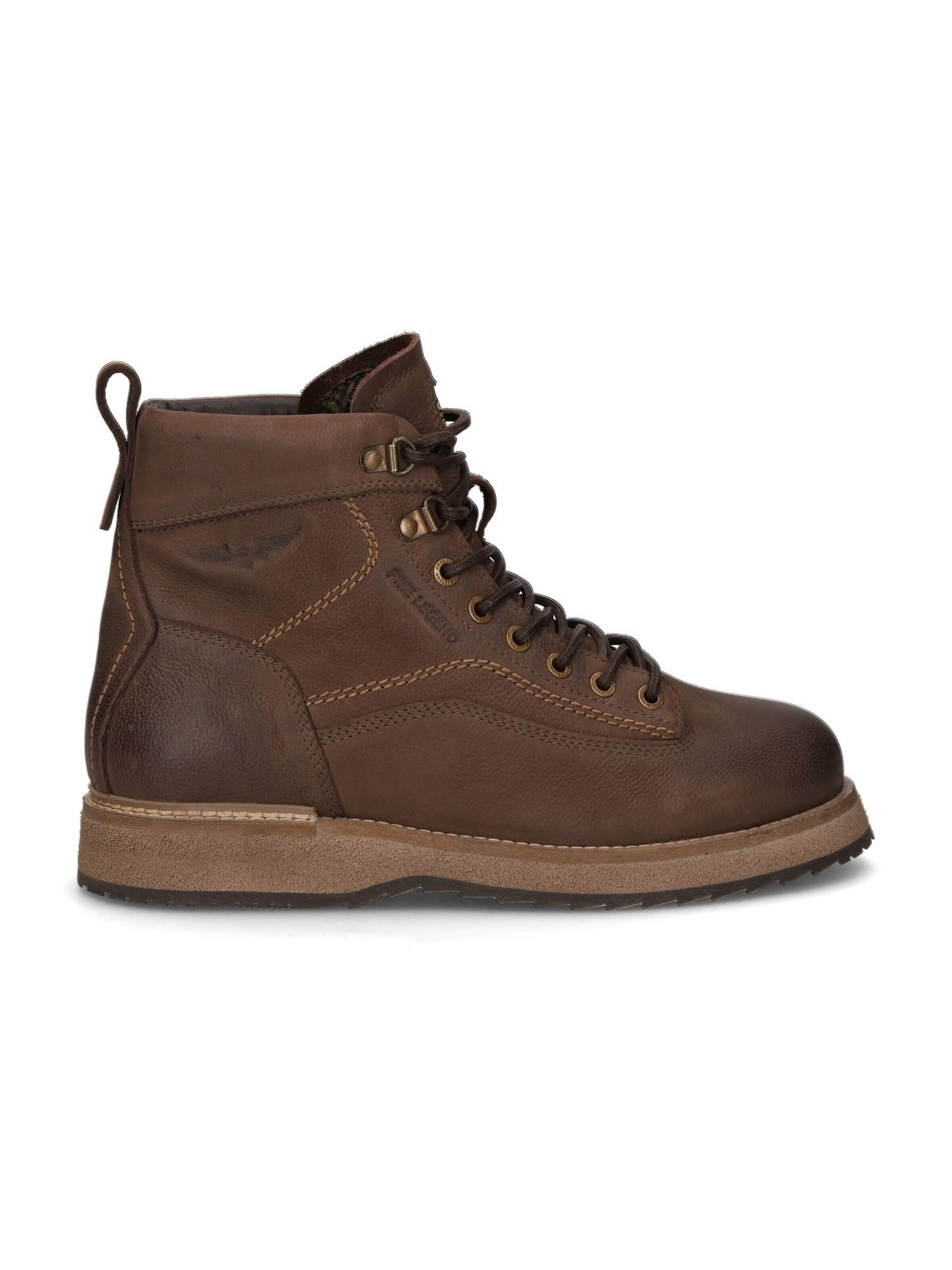 PME Legend - Botas 'Wingmark boot in nubuck' en marrón: frente