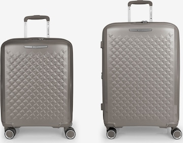 Gabol Suitcase Set 'Queens' in Grey: front
