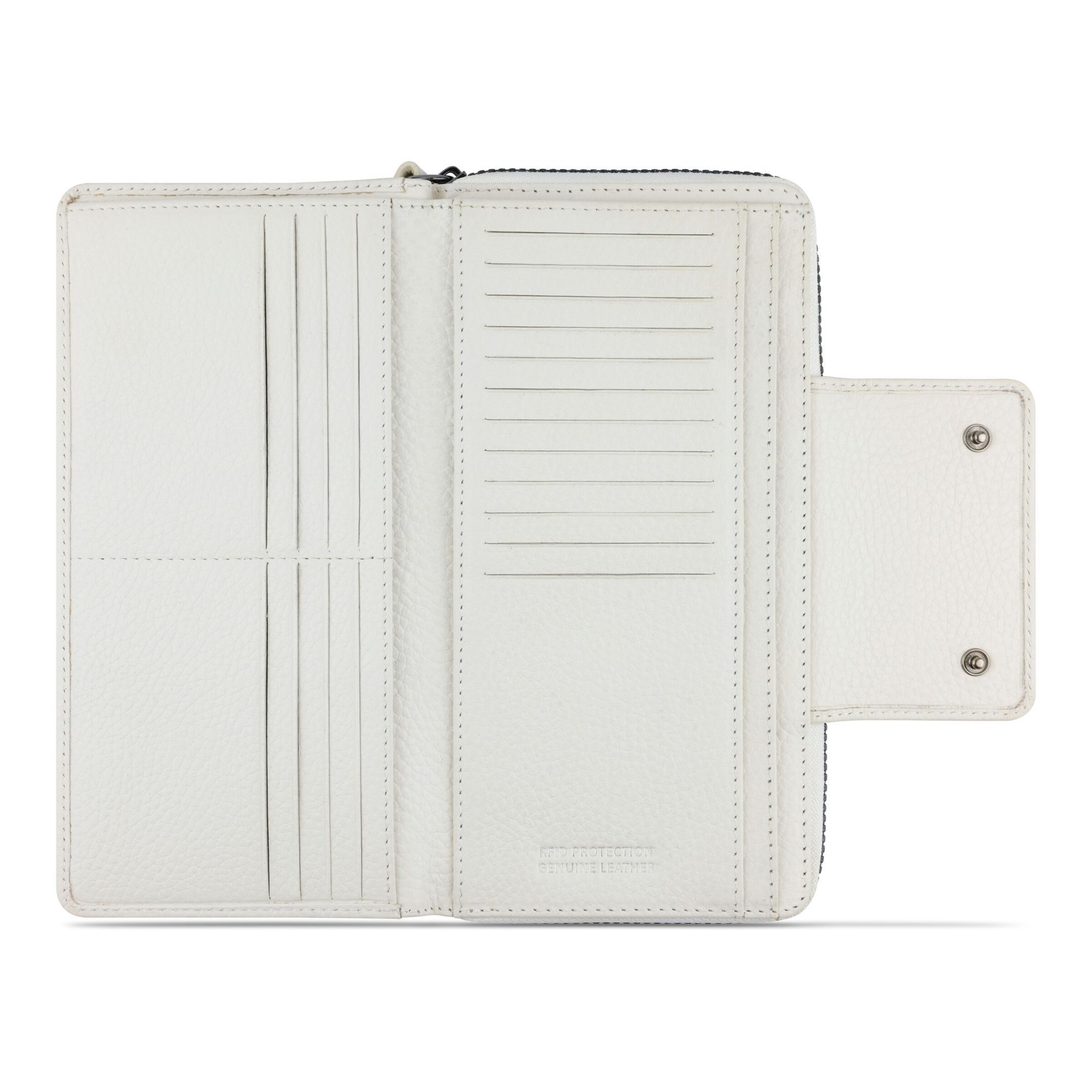 Portamonete 'Elsa' di bugatti in bianco