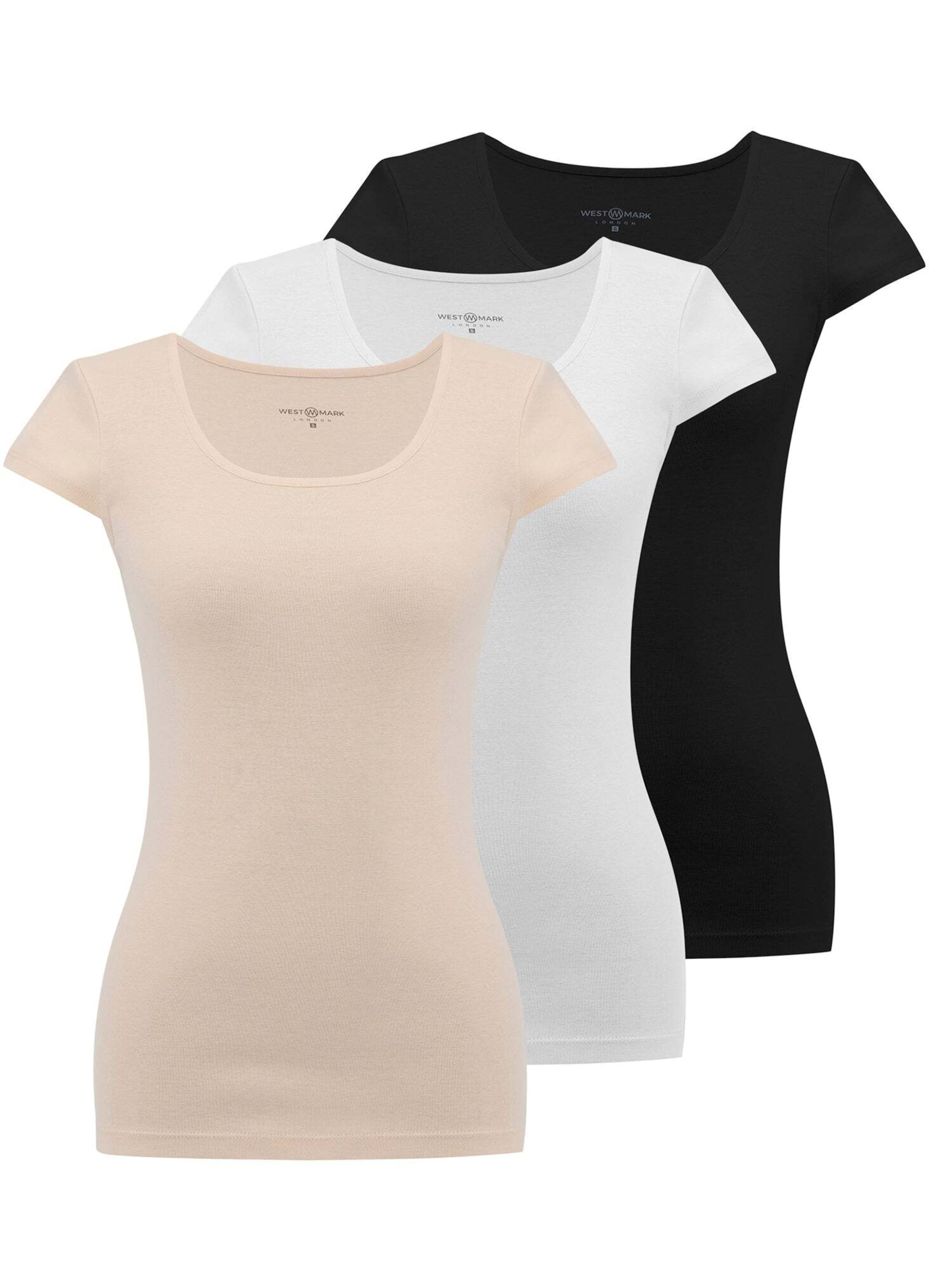 Maglietta intima di WESTMARK LONDON in beige: frontale