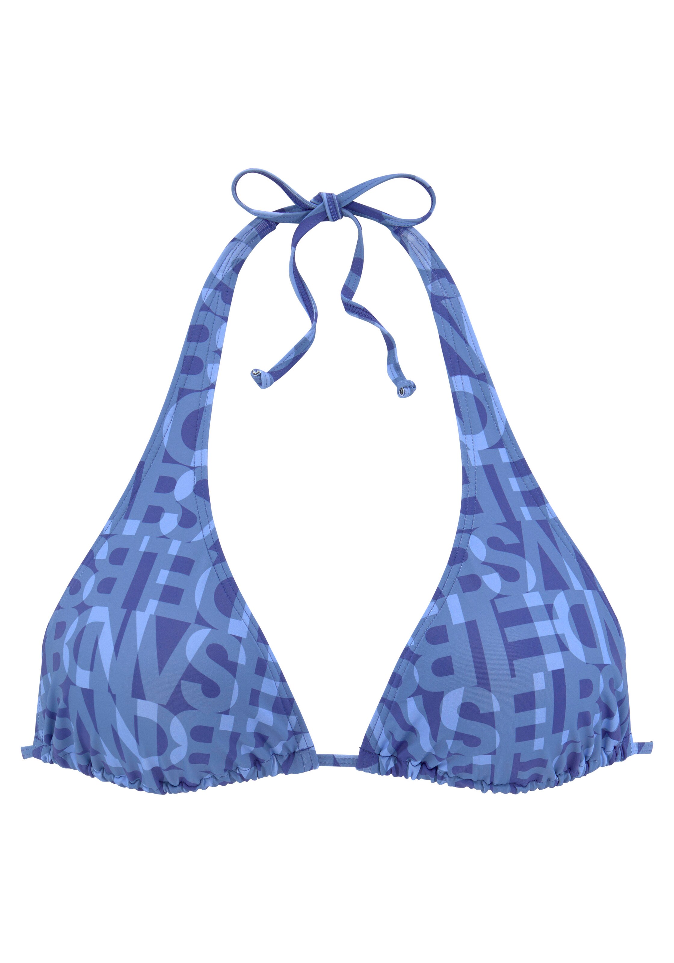 Elbsand Triangle Bikini Top in Blue: front