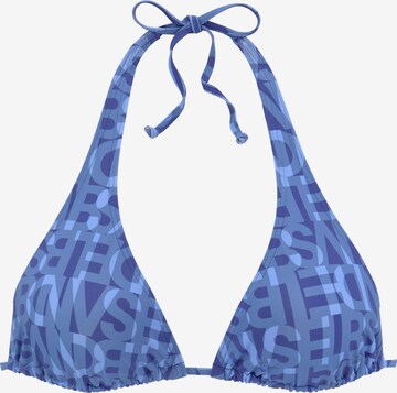 Elbsand Bikini Top in Blue: front