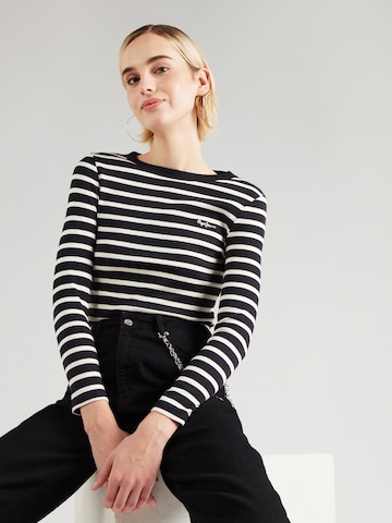 Pepe Jeans - Camiseta 'BANI' en negro: frente