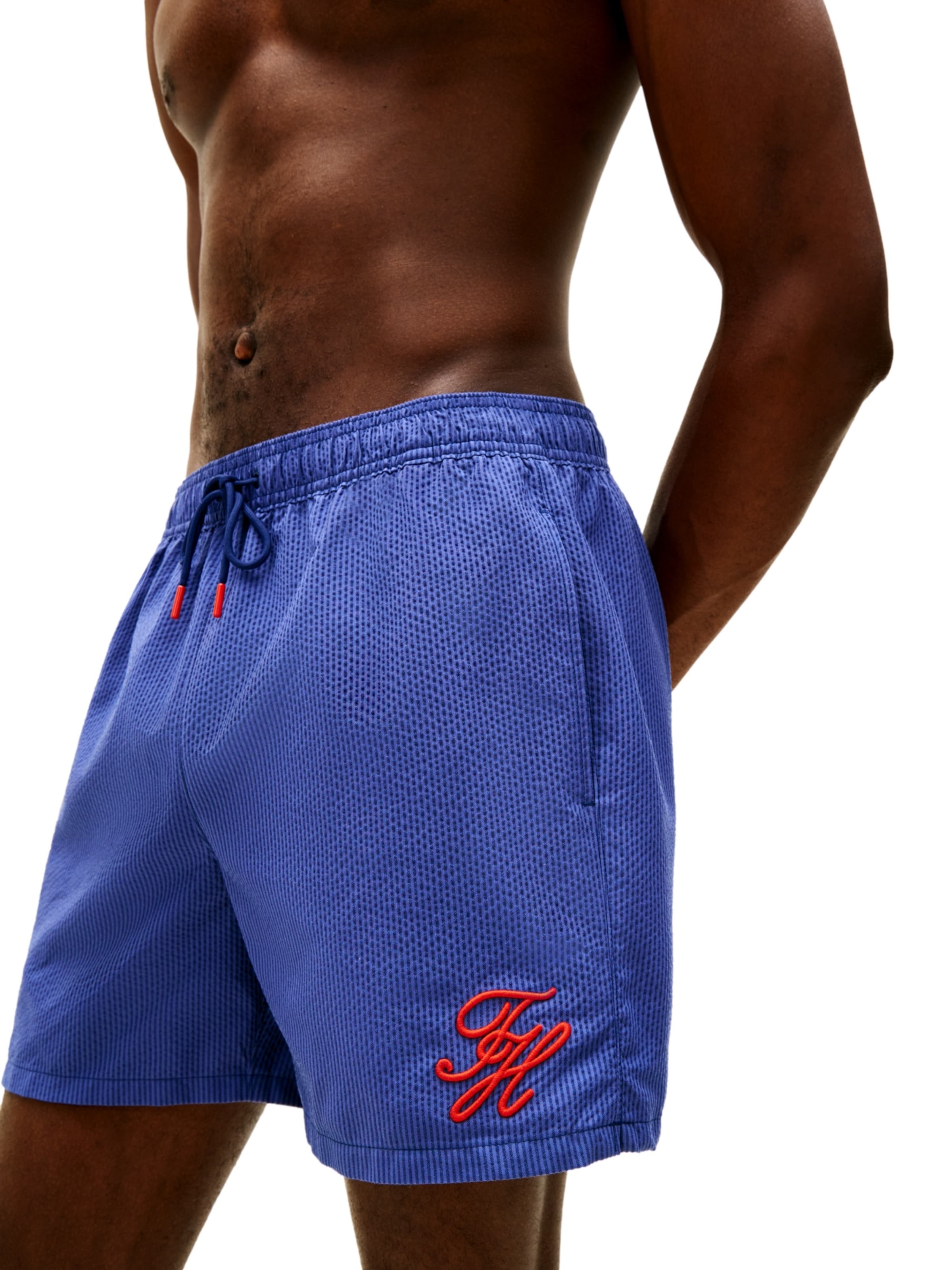 Tommy Hilfiger Underwear Kratke kopalne hlače 'Ithaca' | modra barva: sprednja stran