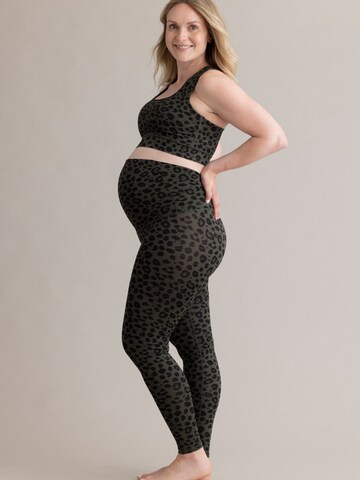 Hey Honey Skinny Leggings 'Maternity' in Green: front