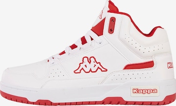 KAPPA High-Top Sneakers in White: front