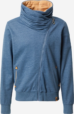 Fli Papigu Sweat jacket in Blue: front