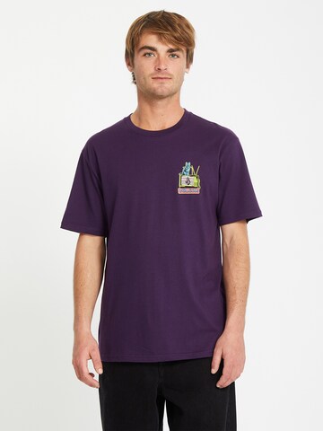 Volcom T-Shirt 'Catv' in Lila
