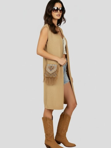 Robes en maille 'Gilet Emma' WEARABLE STORIES en marron