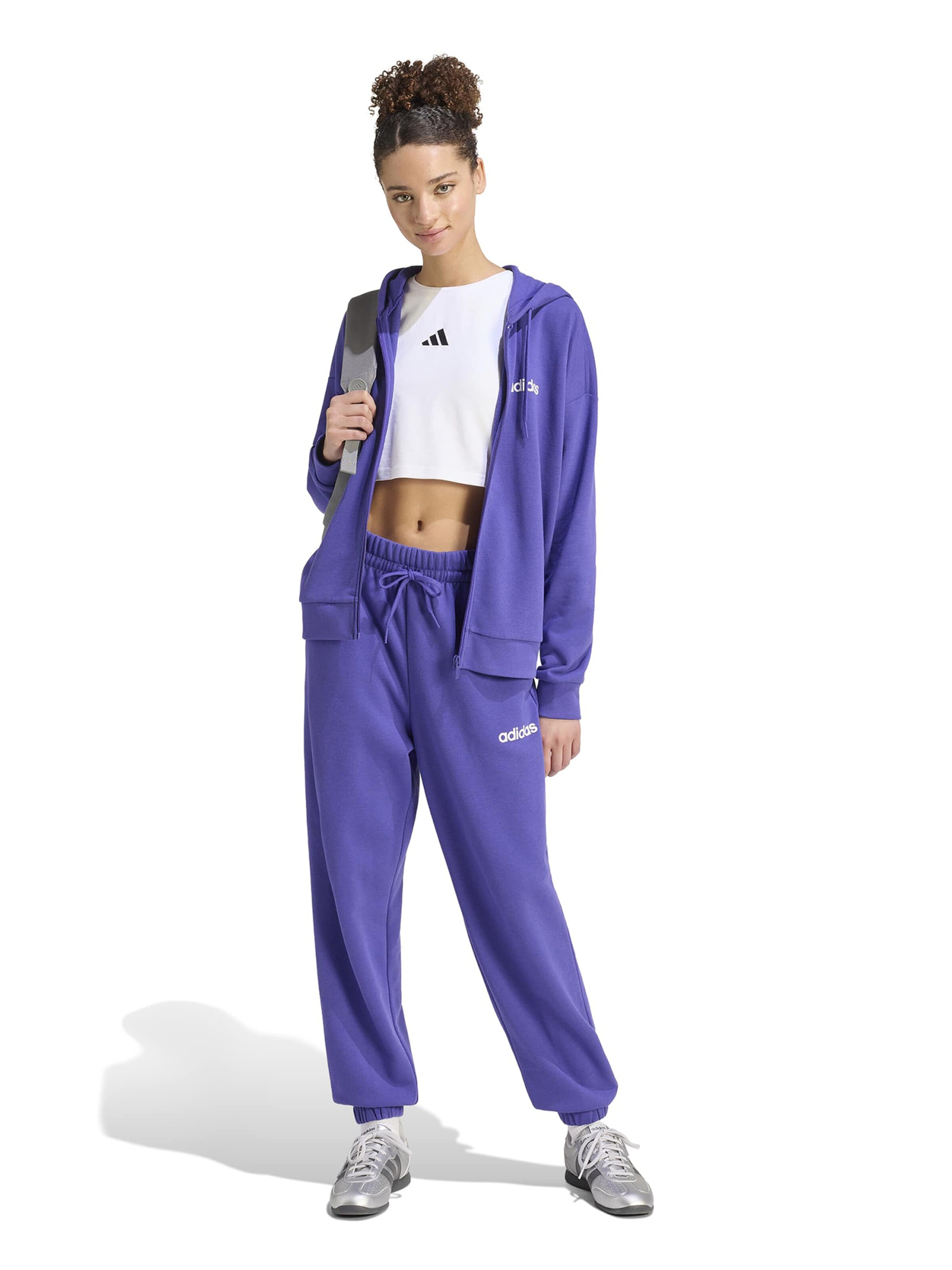 ADIDAS SPORTSWEAR Ozke Športne hlače | modra barva