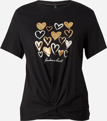 juoda ONLY Marškinėliai 'ONLNORA': priekis