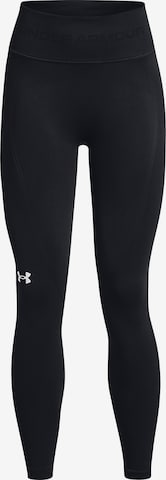 UNDER ARMOUR Skinny Sportbroek ' Train Seamless ' in Zwart: voorkant