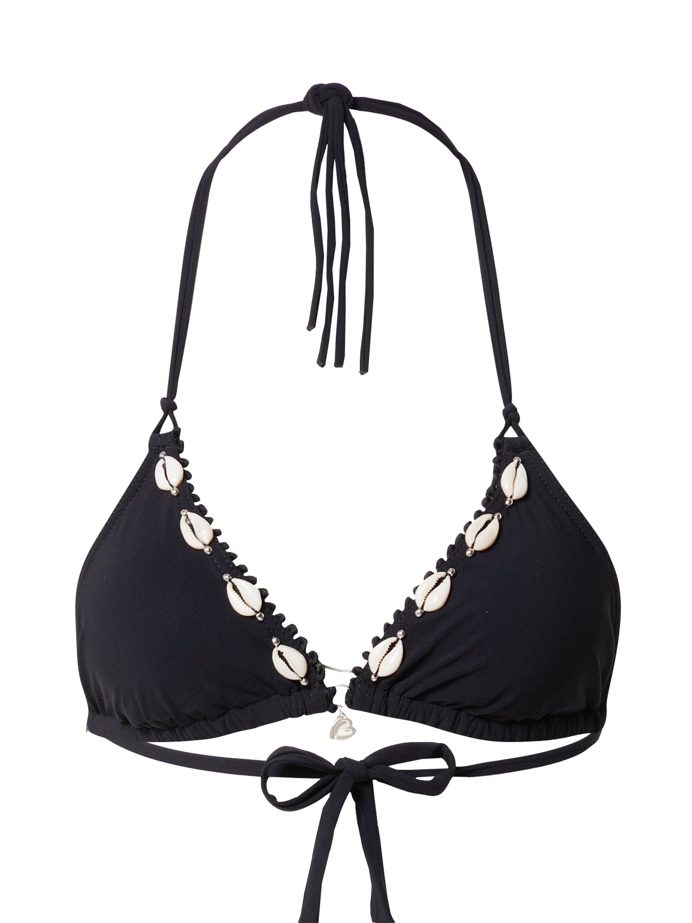 Banana Moon Сутиен с триъгълни чашки Горнище на бански в черно: отпред