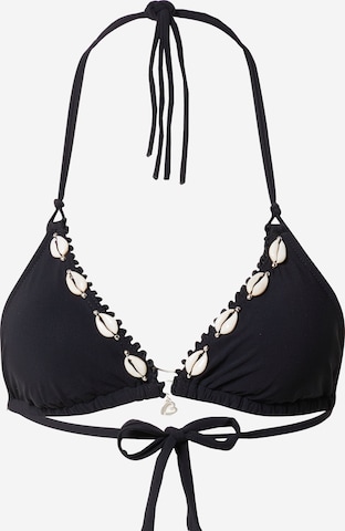 juoda Banana Moon Trikampė Bikinio viršutinė dalis: priekis