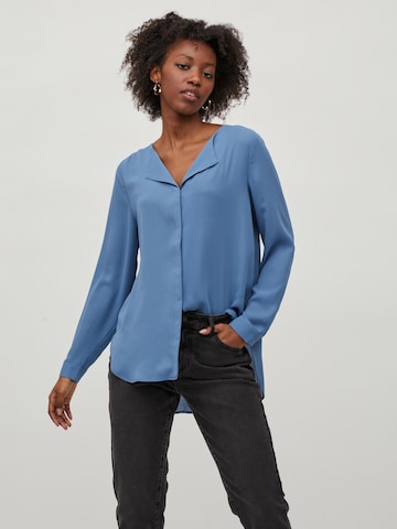 VILA - Blusa em azul: frente