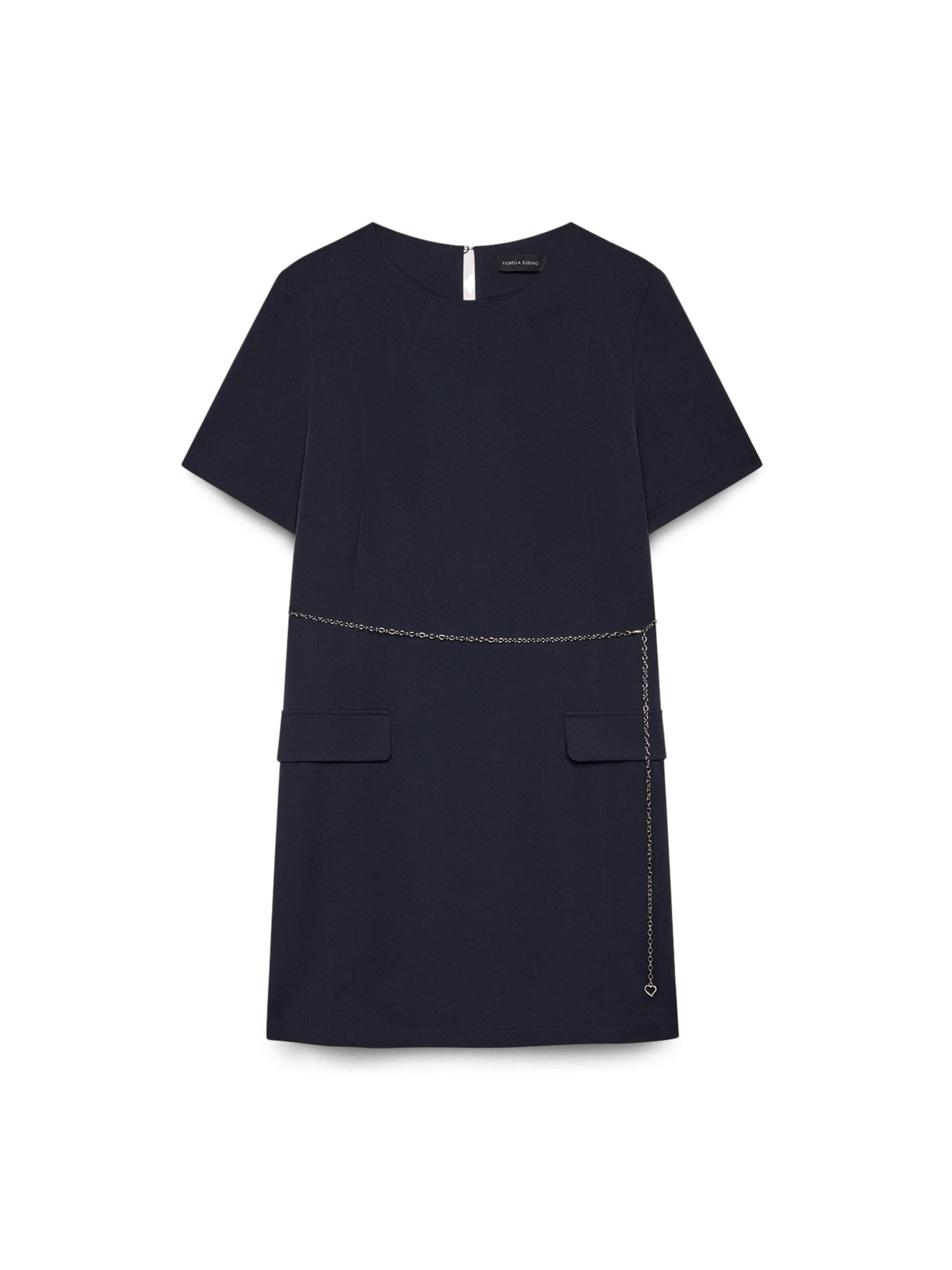 Fiorella Rubino - Vestido en azul: frente