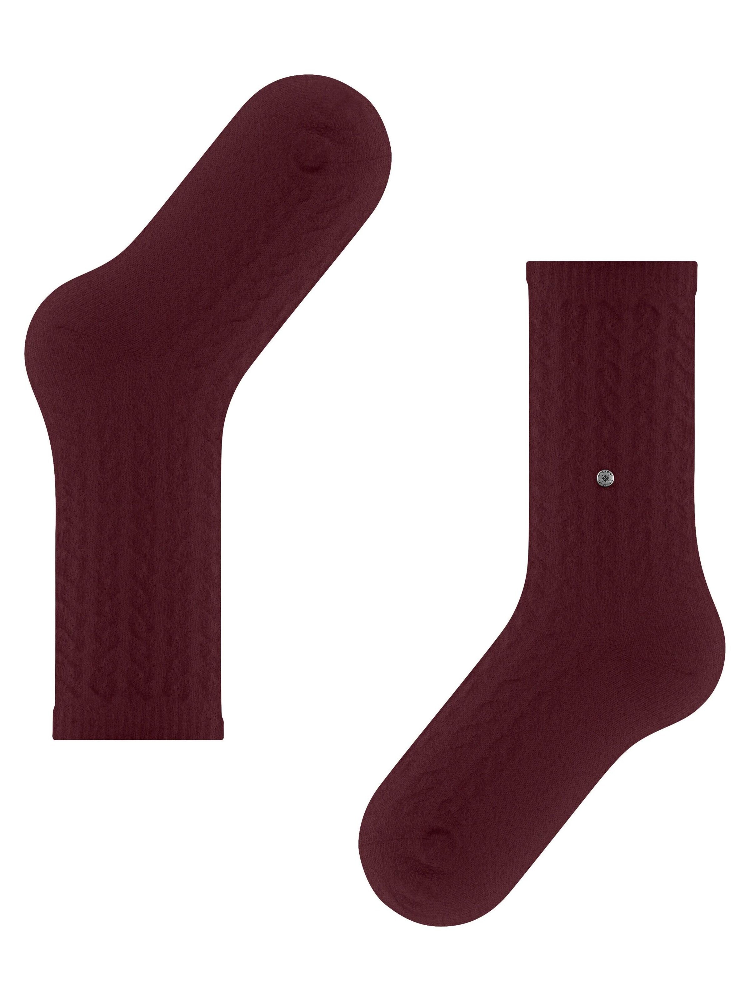 BURLINGTON Socks 'Cable' in Red