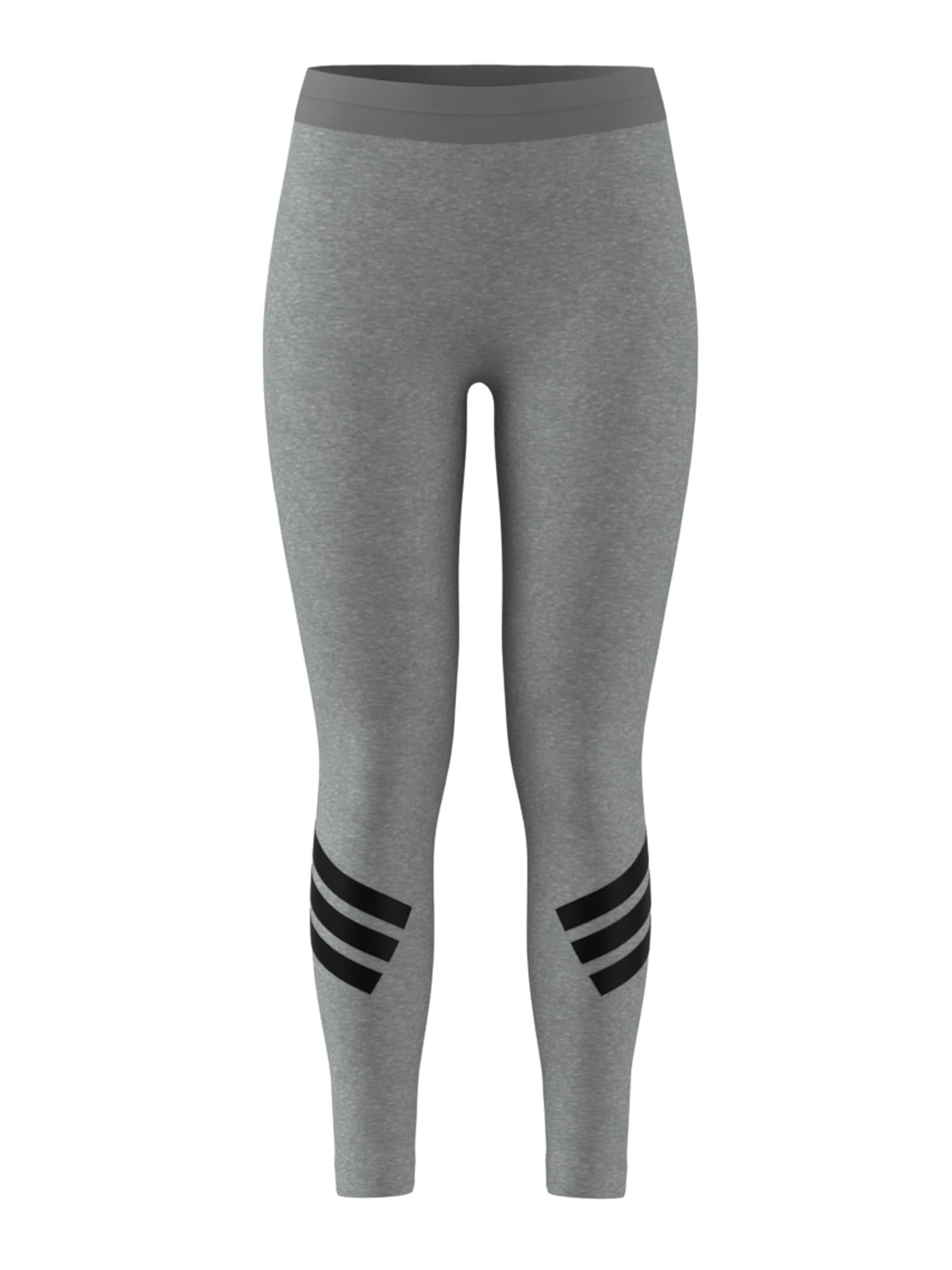 ADIDAS SPORTSWEAR Skinny Športové nohavice 'Future Icons' - Sivá: predná strana