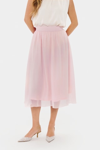 SAINT TROPEZ Rock 'Coral' in Pink: Vorderseite
