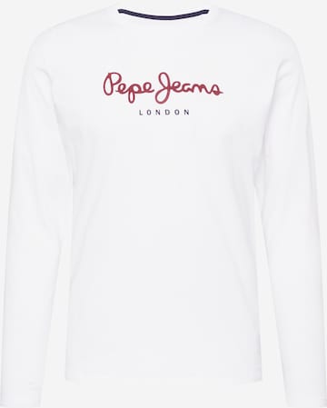 T-Shirt 'EGGO' Pepe Jeans en blanc : devant
