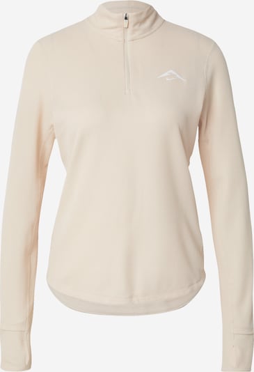 NIKE Tehnička sportska majica 'TRAIL' u bijela / biserno bijela, Pregled proizvoda