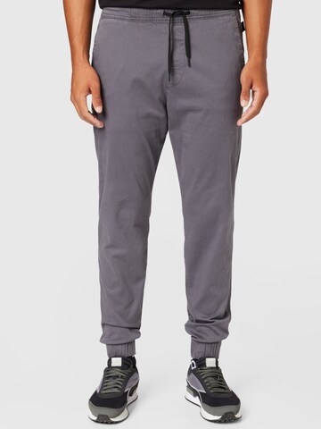 Effilé Pantalon HOLLISTER en gris : devant