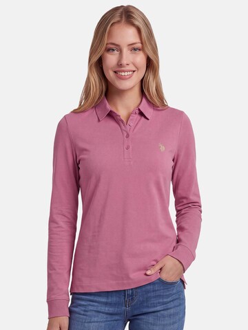 U.S. POLO ASSN. Shirt in Pink: front