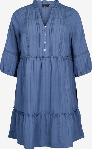 Zizzi Sommerkleid 'GITTE' in Blau: predná strana